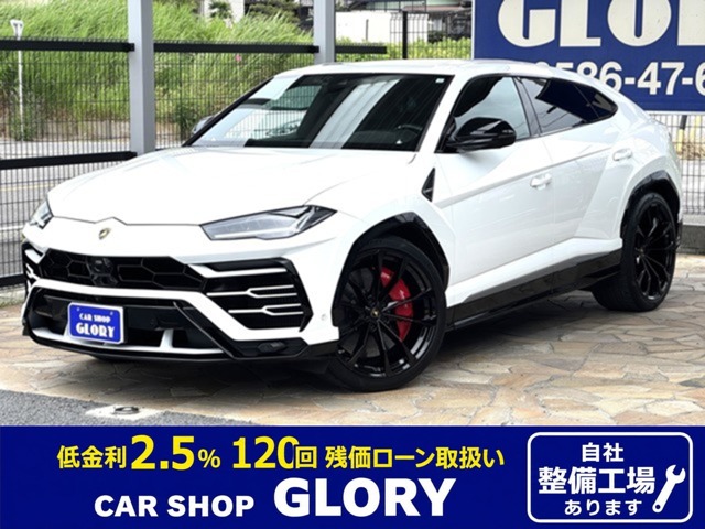 Lamborghini Urus 4.0 4WD D car 1-year unlimited mileage warranty panoramic roof Style PKG BANG&OLUFSEN sound Branding PKG front and rear seat heaters Taigete wheels carbon ceramic brakes red calipers B camera