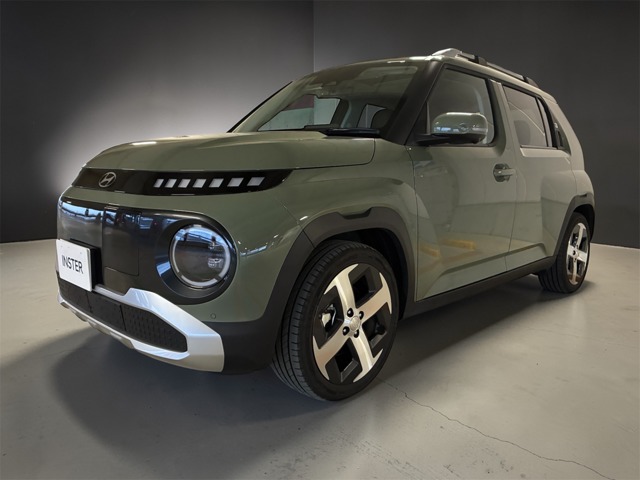 Hyundai Inster Lounge from authorized dealer, EV, electric vehicle, V2H, collision prevention, around-view monitor, automatic (damage mitigation) brake, front surround camera, adaptive cruise control, original wheels, camping, V2H, V2L