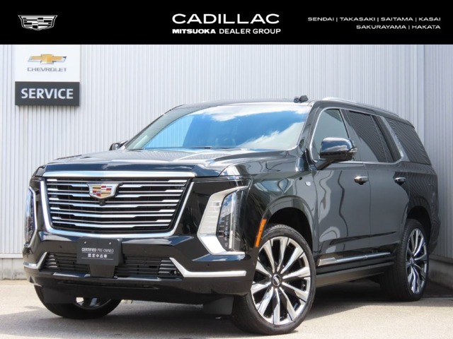 Cadillac Escalade Platinum 4WD, certified dealer vehicle, 2025 model, warranty transfer