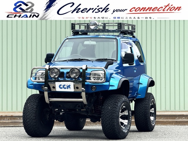 Suzuki Jimny Wide 1.3 JZ 4WD / fully repainted / body lift up / timing belt replaced / Auto Kenboy muffler / 12.5 inch AT tires / Dick Ceper DC-2 15 inch wheels / grille guard / roof rack / LED indicators