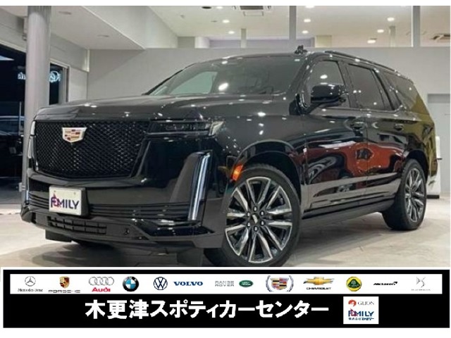 Cadillac Escalade Sport 4WD Navigation Air suspension Collision mitigation brake Power seat 4WD Backup Camera Genuine leather seats LED lights Seat air conditioning Around View Monitor Glass roof Seat heater Lane keep Non-smoking