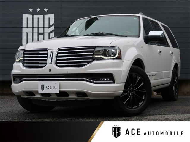 Lincoln Navigator 3.5 4WD genuine dealer car with maintenance records, sunroof, 8-seater, 3rd electric reclining seat, wood-combined handle, black leather, ventilation, 1/2 row seat heaters, navigation, backup camera, genuine 20-inch alloy wheels