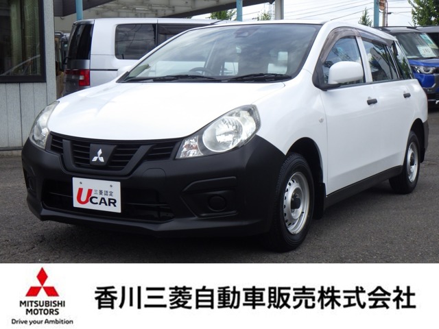Mitsubishi Lancer Cargo 1.5 15M with collision mitigation brake/keyless entry/yaw prevention function/100V 100W power source/electric folding door mirror/driver's power window/mileage 50,000 km/AM/FM radio tuner/