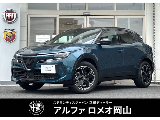 Alfa Romeo Junior Hybrida Premium pre-registered unused vehicle new car warranty transfer non-smoking hybrid car LED headlights genuine navigation genuine 18-inch alloy wheels leather steering DNA drive mode owner's manual warranty card spare key F/R parking sensors seat heaters