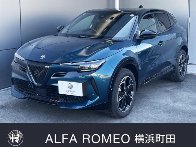 Alfa Romeo Junior Ibrida Premium with new car warranty continuation, company-managed demo car, 1.2 Turbo + Motor, 6-speed dual-clutch AT, dash cam, ETC, DNA drive mode, adaptive cruise control, connected navigation, automatic high beam LED, rear camera, electric tailgate