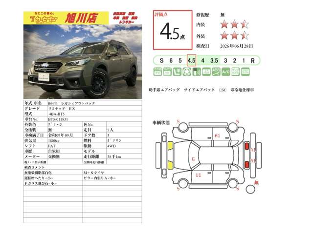 Subaru Legacy Outback 2