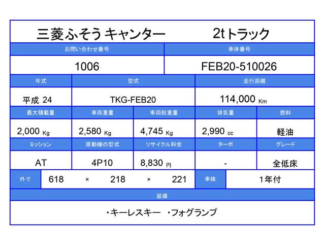 Mitsubishi Fuso Canter 3